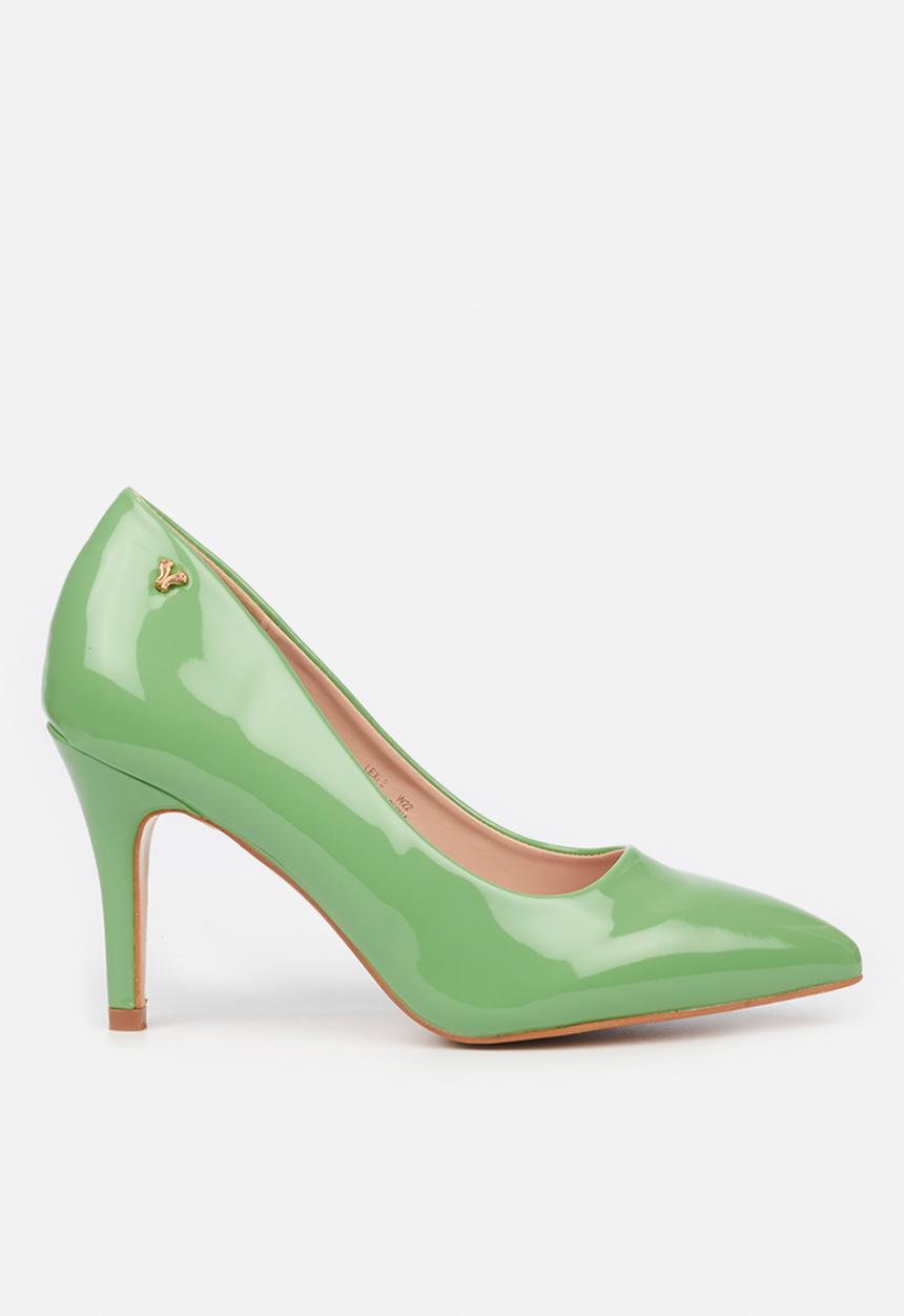 Butterfly Feet - Lexi 2 court heel - green