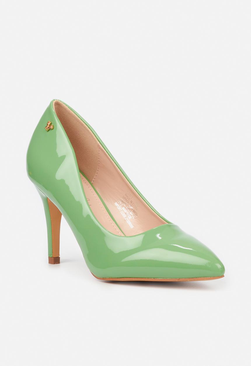 Butterfly Feet - Lexi 2 court heel - green