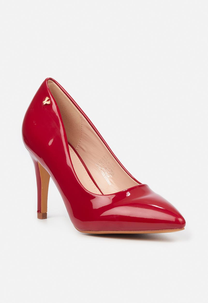 Butterfly Feet - Lexi 2 court heel - red