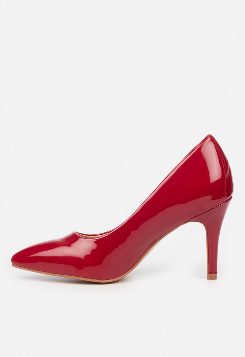 Butterfly Feet - Lexi 2 court heel - red