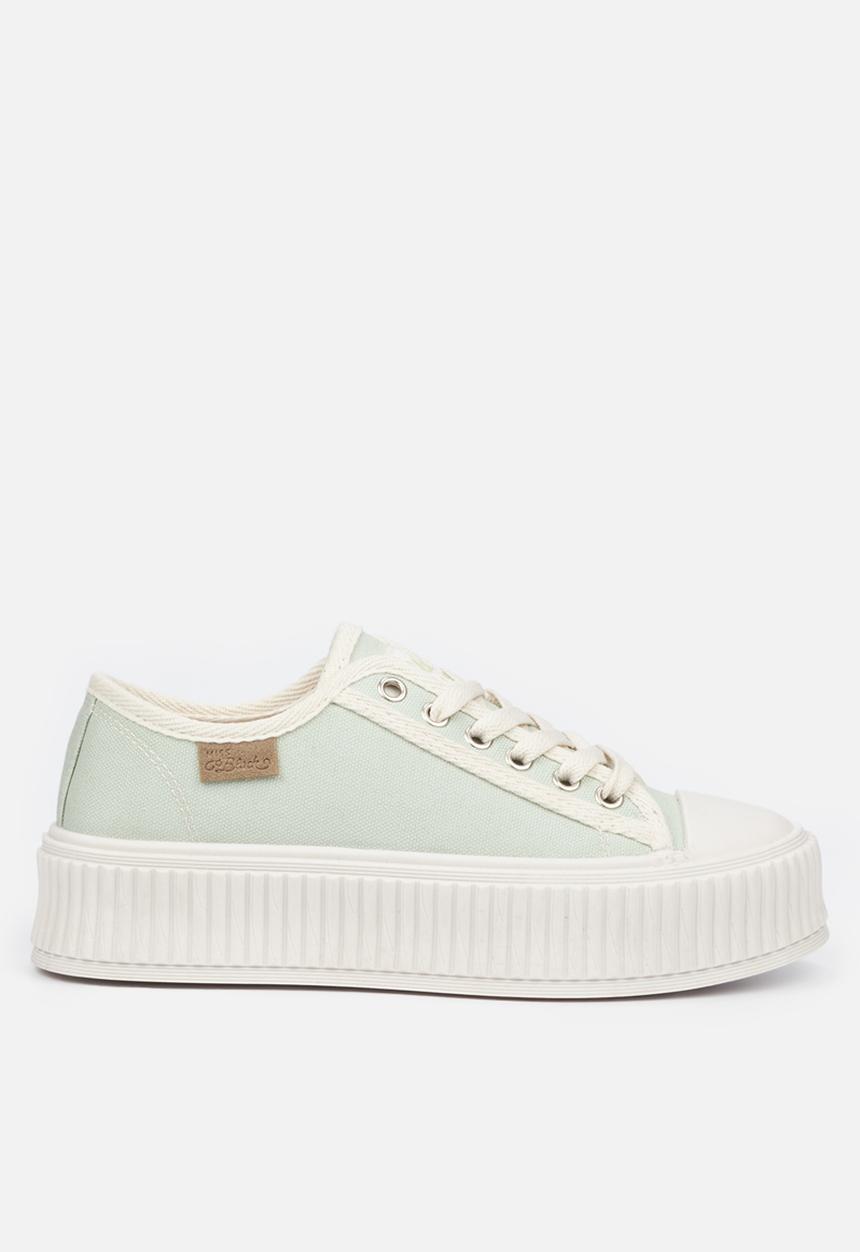 Miss Black - Kiss3 flatform sneaker - mint