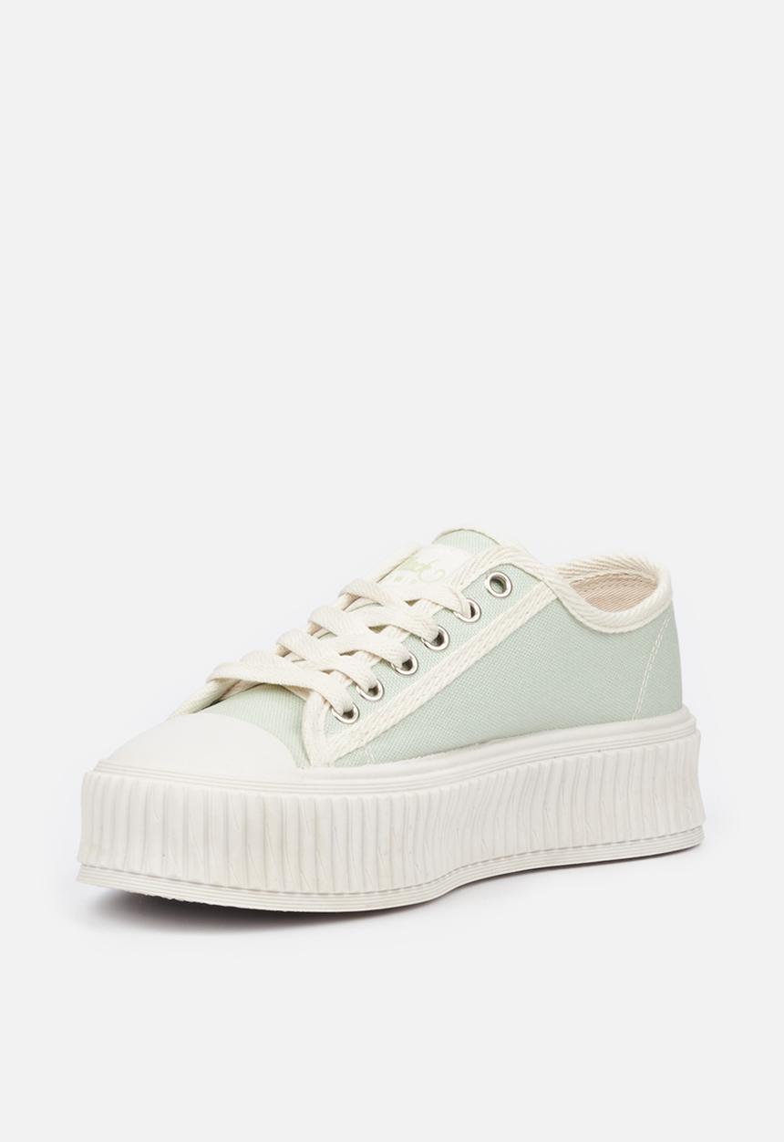 Miss Black - Kiss3 flatform sneaker - mint