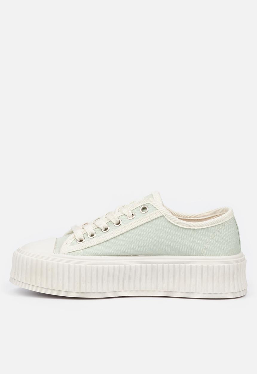 Miss Black - Kiss3 flatform sneaker - mint