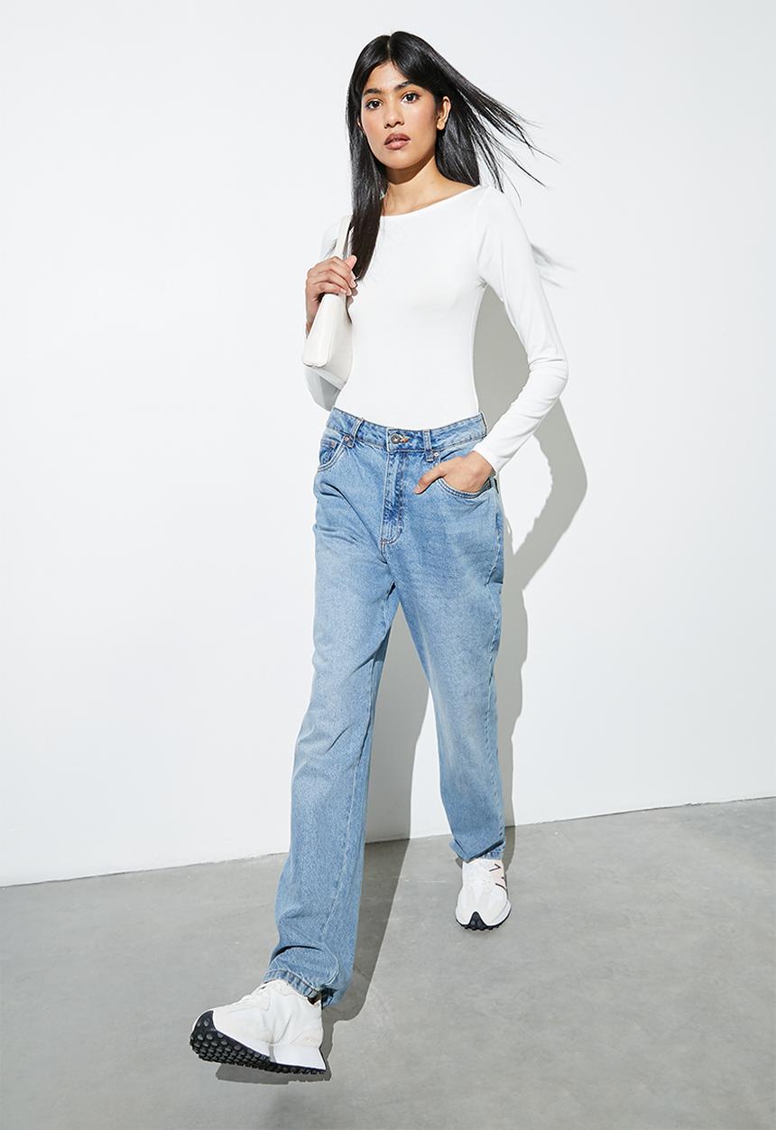 Superbalist - 2 Pack slash neck bodysuit - mink & milk