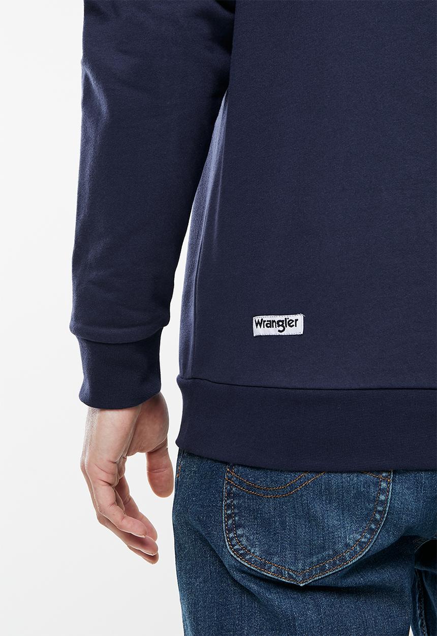 Wrangler - Big chest logo sweat - navy