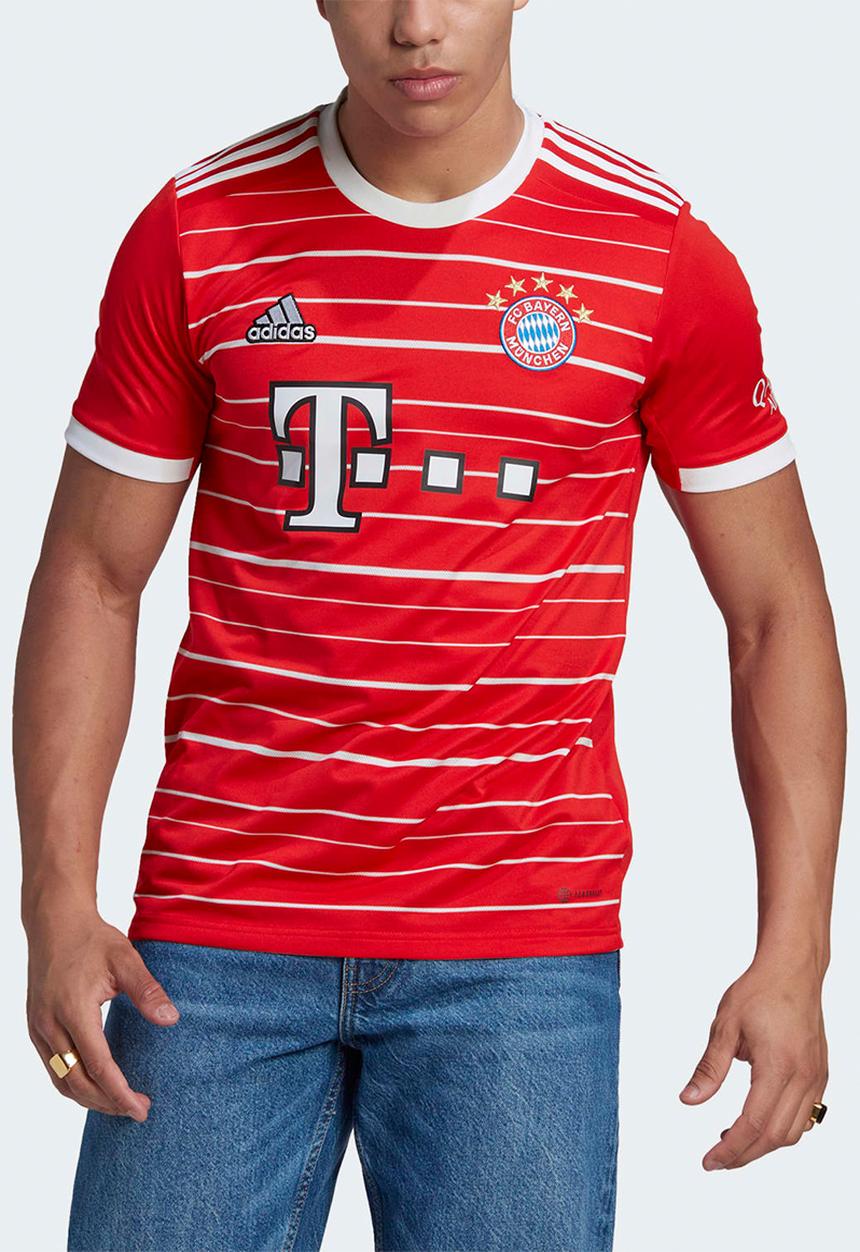 adidas Performance - FC Bayern 22/23 Home Replica Jersey - Red