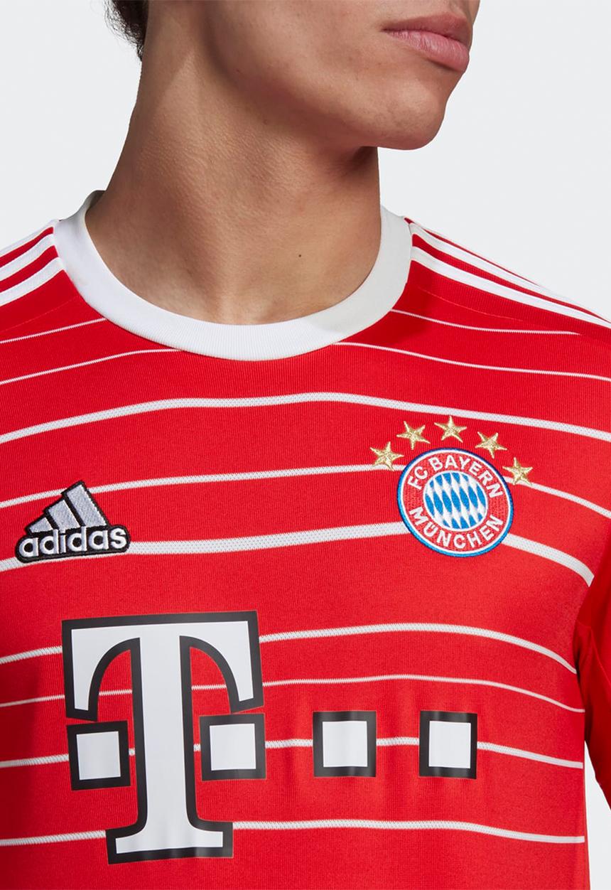 adidas Performance - FC Bayern 22/23 Home Replica Jersey - Red