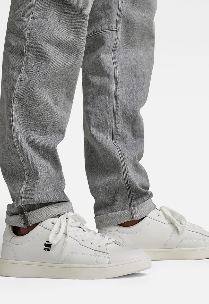 G-STAR - Grip 3d relaxed tapered - faded grey limestone