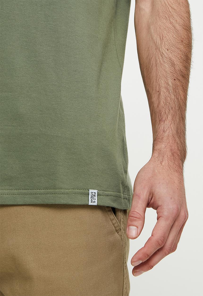 Field & Stream - Walker short sleeve tee - dark olive green