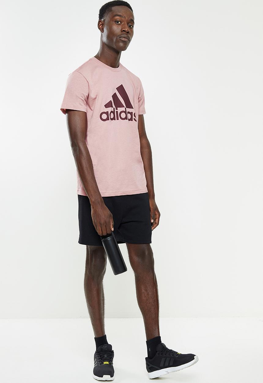 adidas Performance - BOS big logo short sleeve Tee- Wonder Mauve