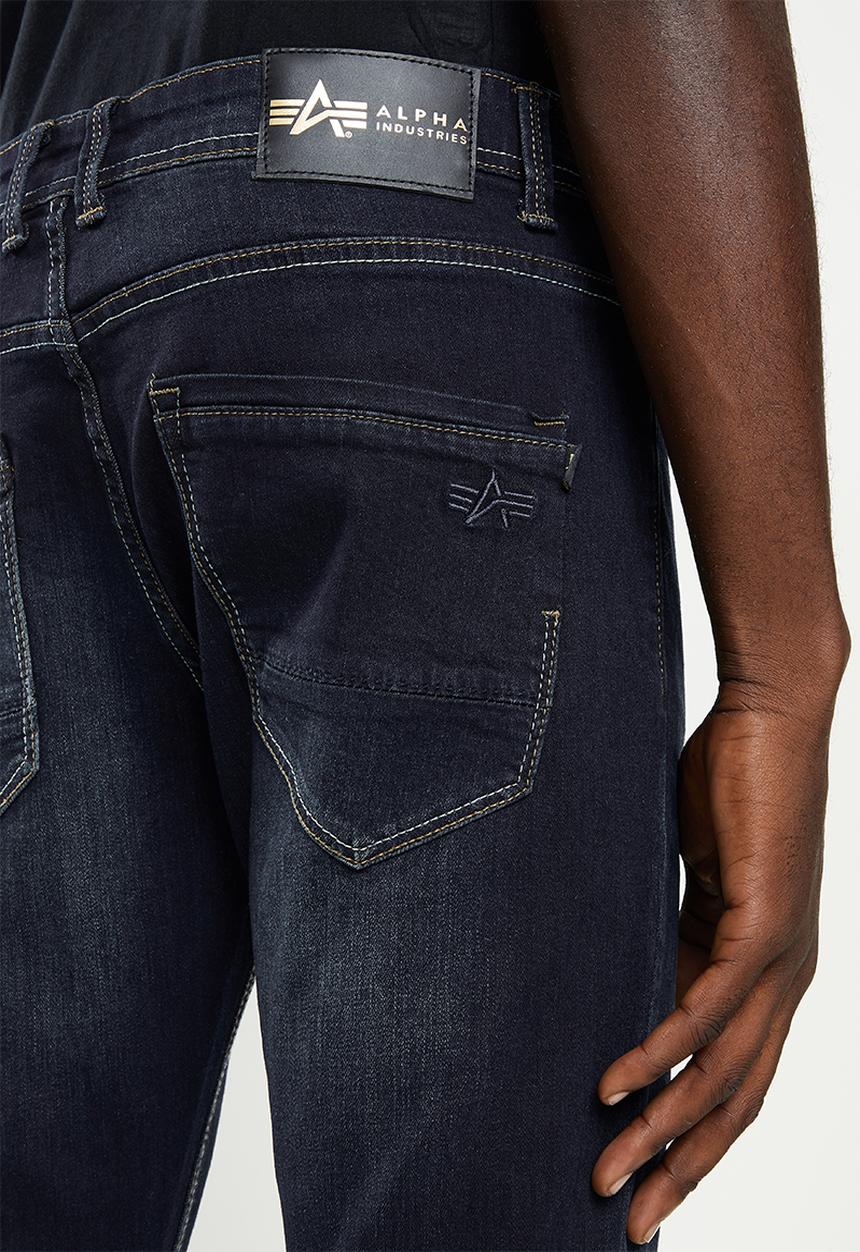 Alpha Industries - Quebec skinny jeans - dark blue