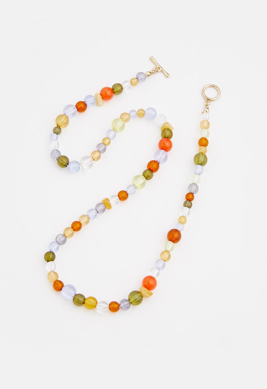 Superbalist - Glass beaded necklace - multi