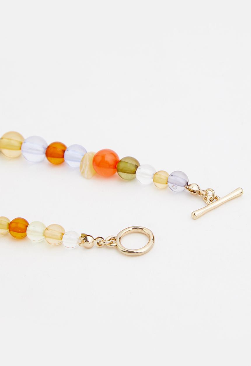 Superbalist - Glass beaded necklace - multi