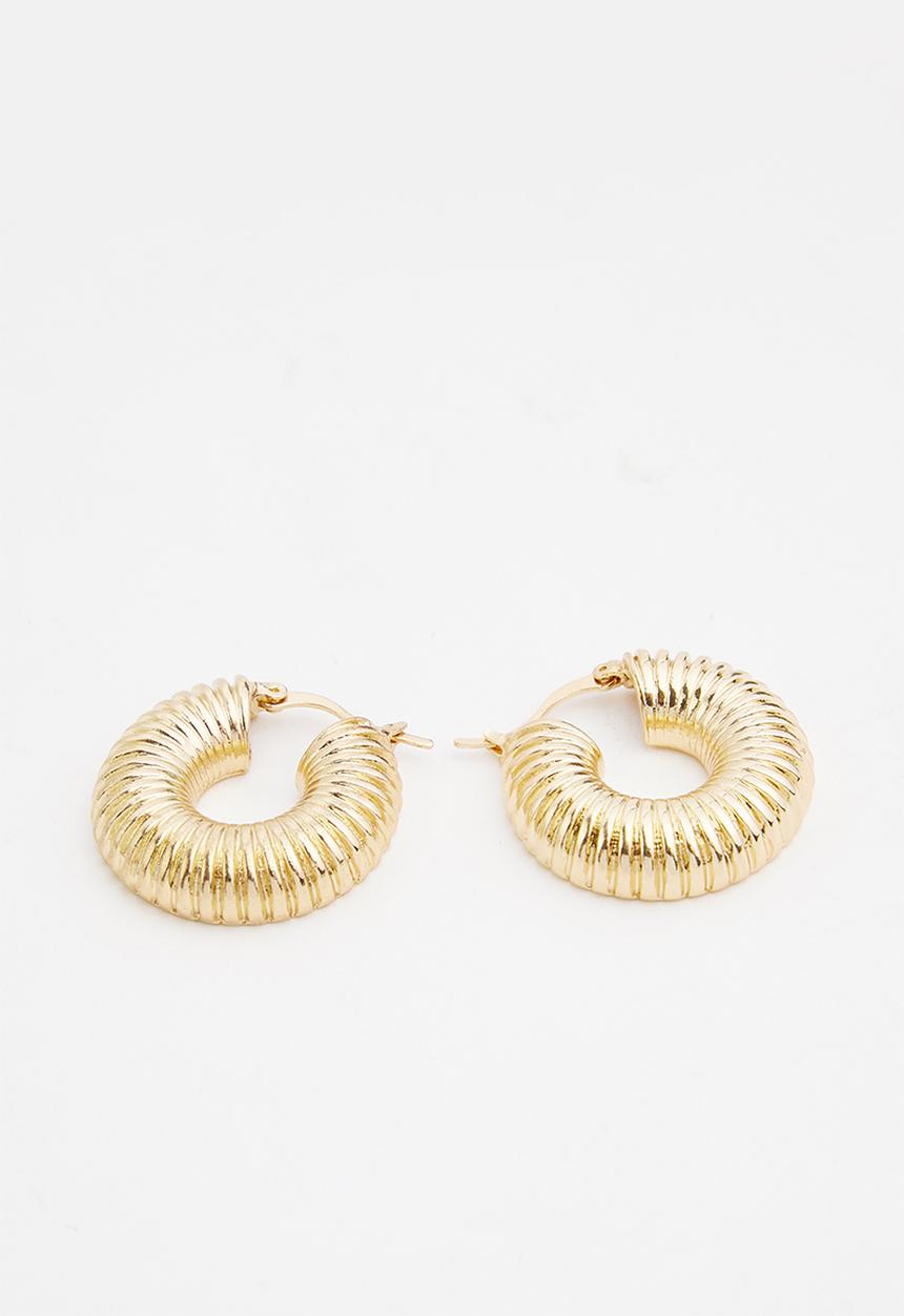 Superbalist - Lia hoop earrings - gold