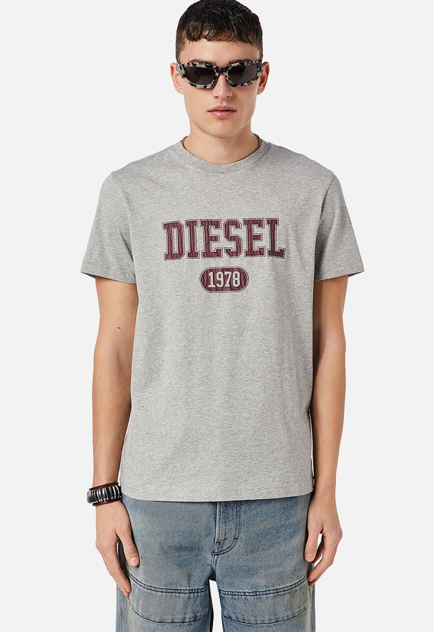 Diesel  - T-diegor-k46 short sleeve tee - grey melange