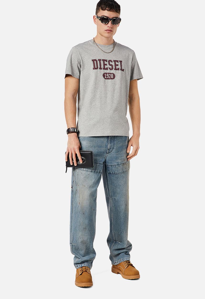 Diesel  - T-diegor-k46 short sleeve tee - grey melange