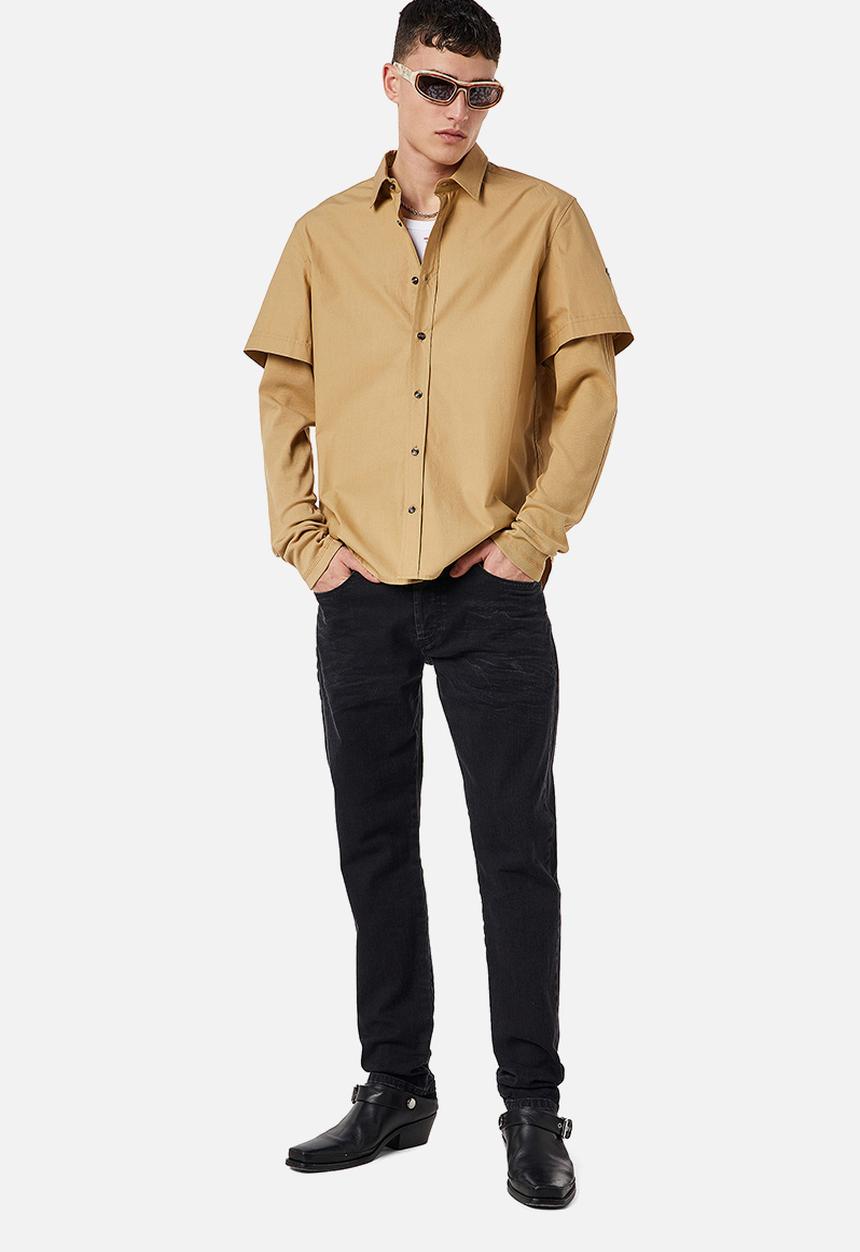 Diesel  - D-yennox tapered jeans - black