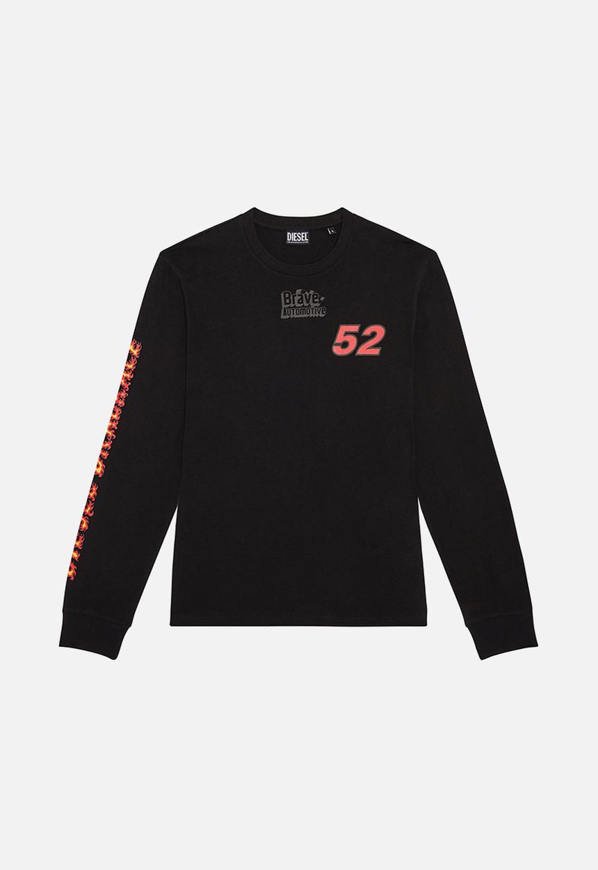 Diesel  - T-just-ls-c3 tee - black