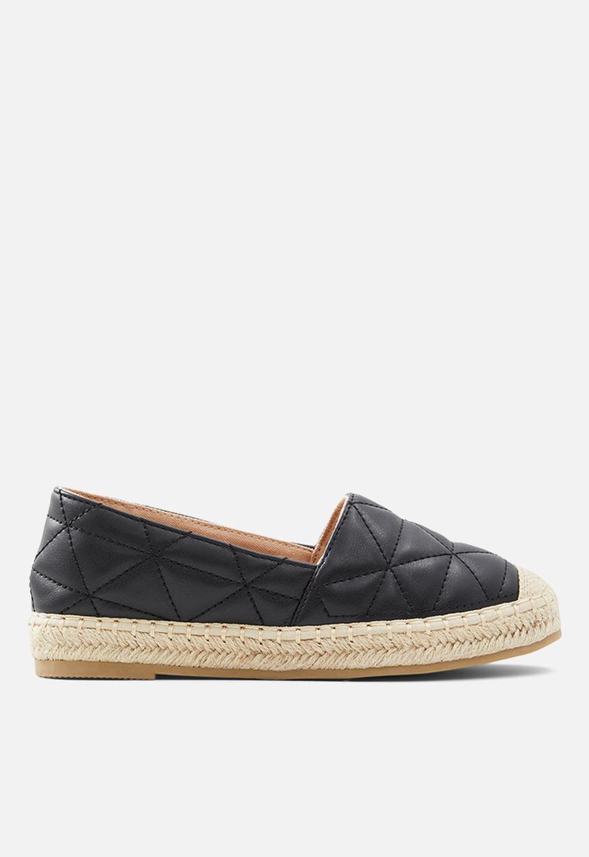 Call It Spring - Wildflower slip on - black