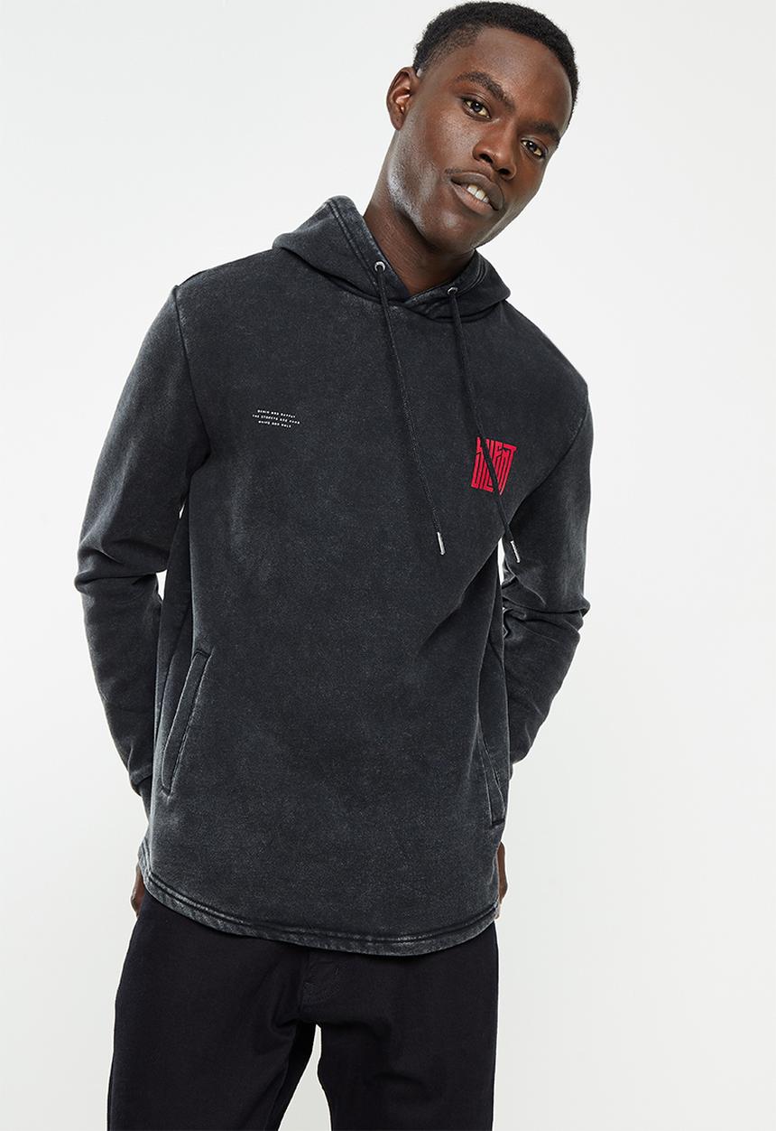 Silent Theory - Variance hoodie - washed black