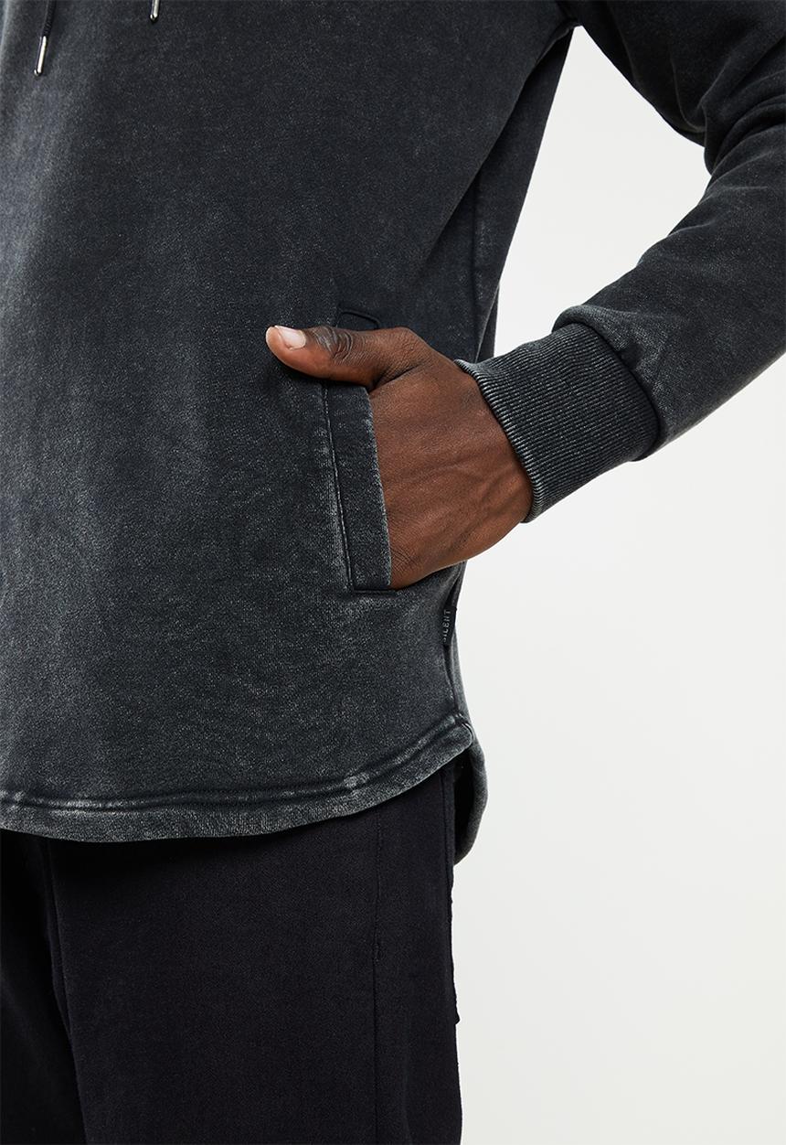 Silent Theory - Variance hoodie - washed black