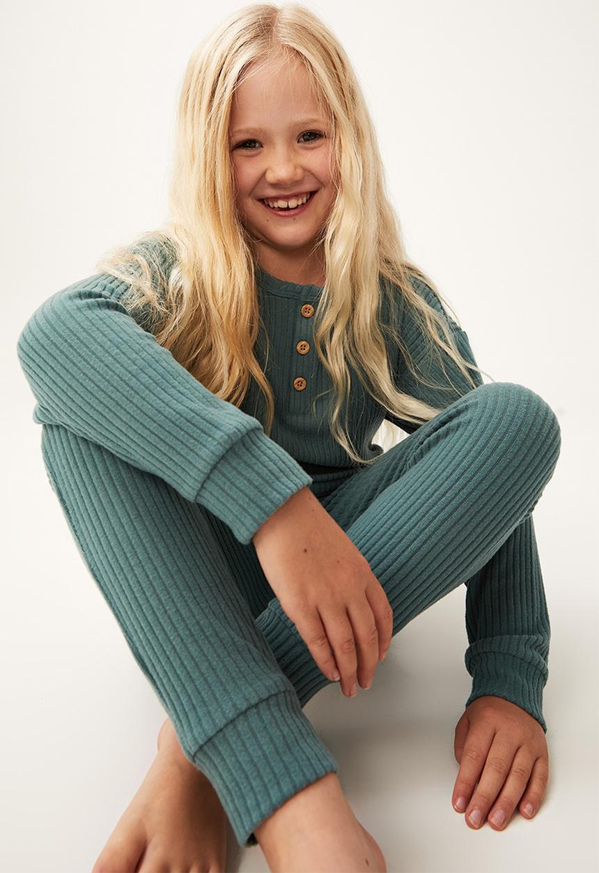 Cotton On - Christian long sleeve pyjama set - turtle green
