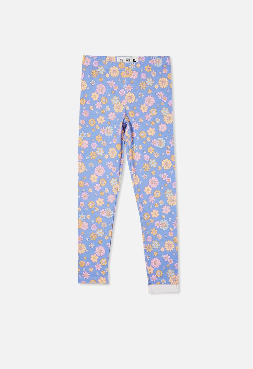 Cotton On - Huggie tights - violet surf/wanda ditzy