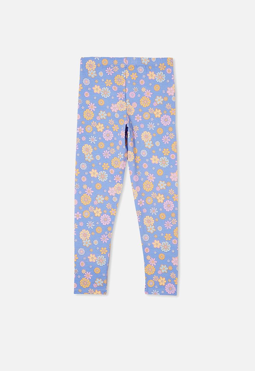 Cotton On - Huggie tights - violet surf/wanda ditzy