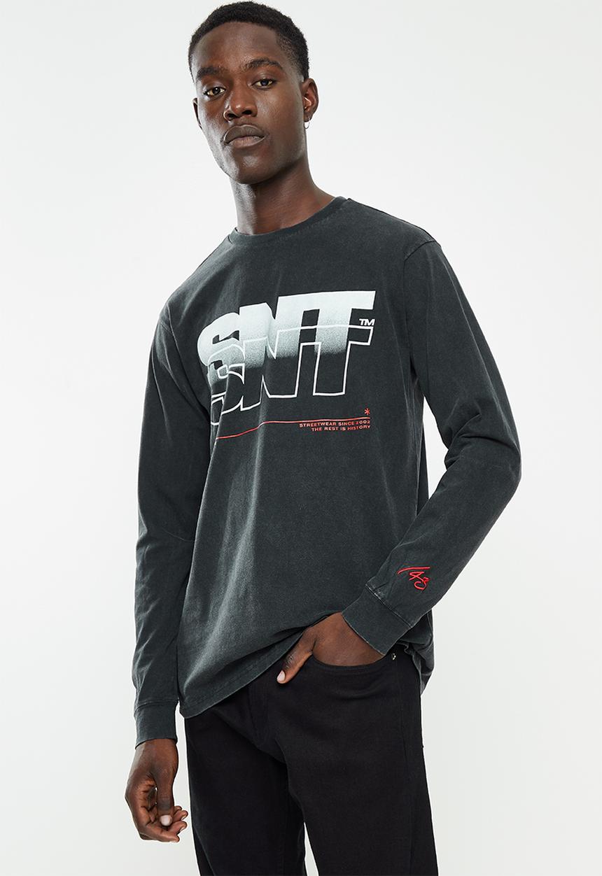St. Goliath - Fade away long sleeve tee - washed black