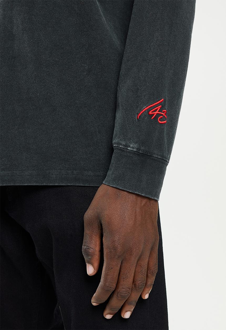 St. Goliath - Fade away long sleeve tee - washed black