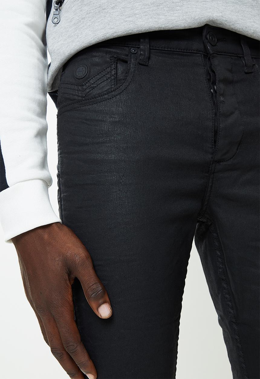 S.P.C.C - Black mamba feather fit  jeans  - black