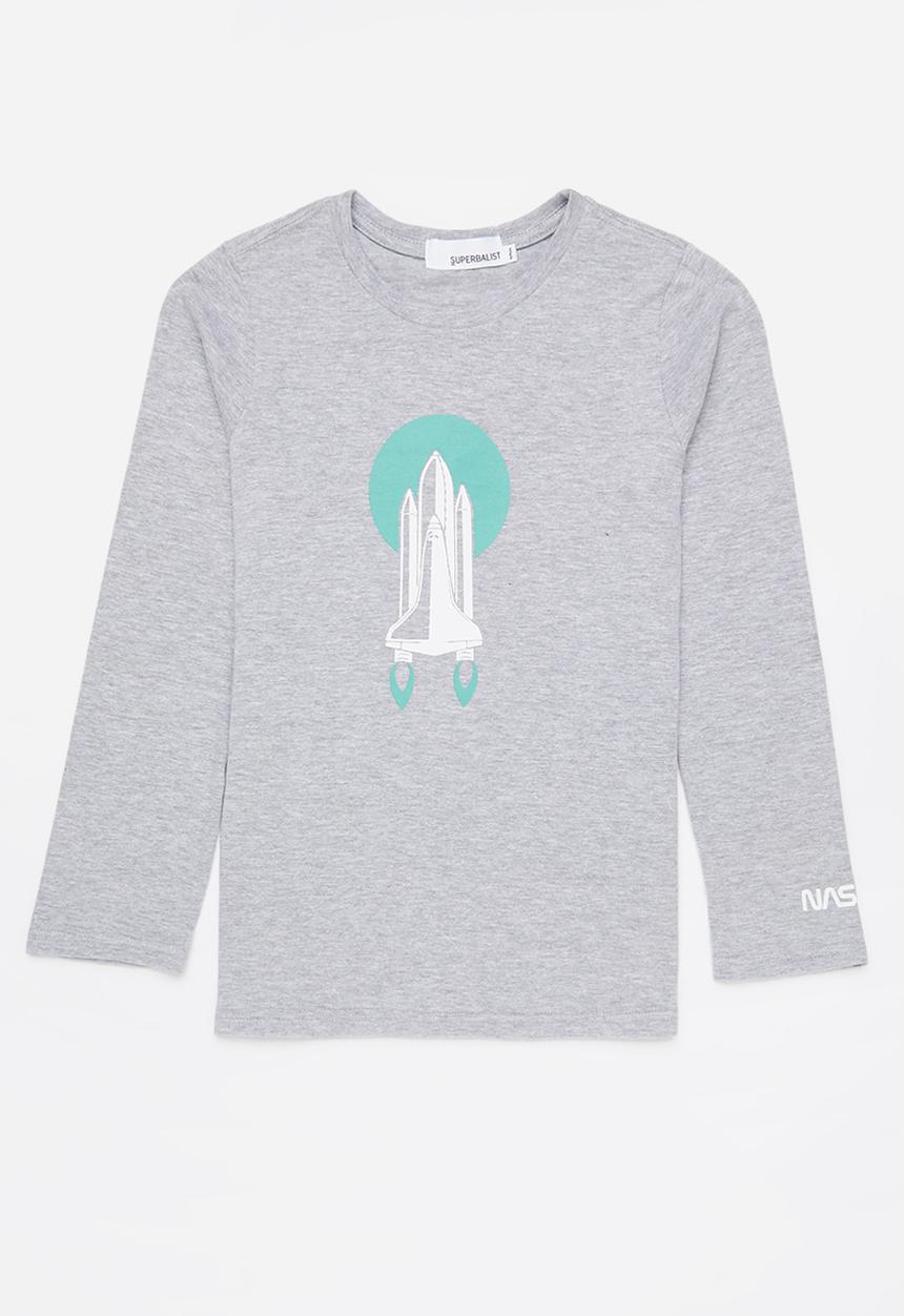 Superbalist - Older boys nasa ls top - grey