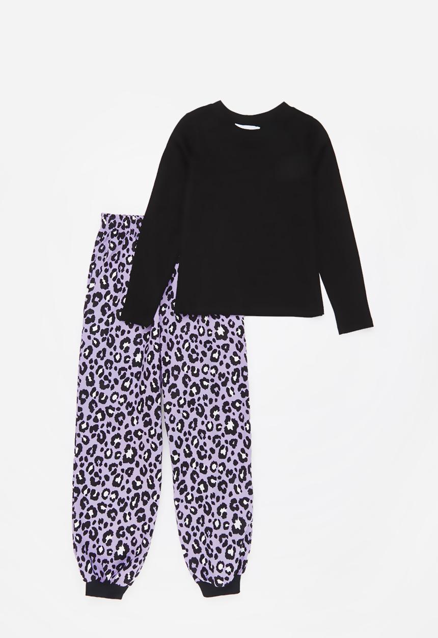 Superbalist - Flannel pj set - purple