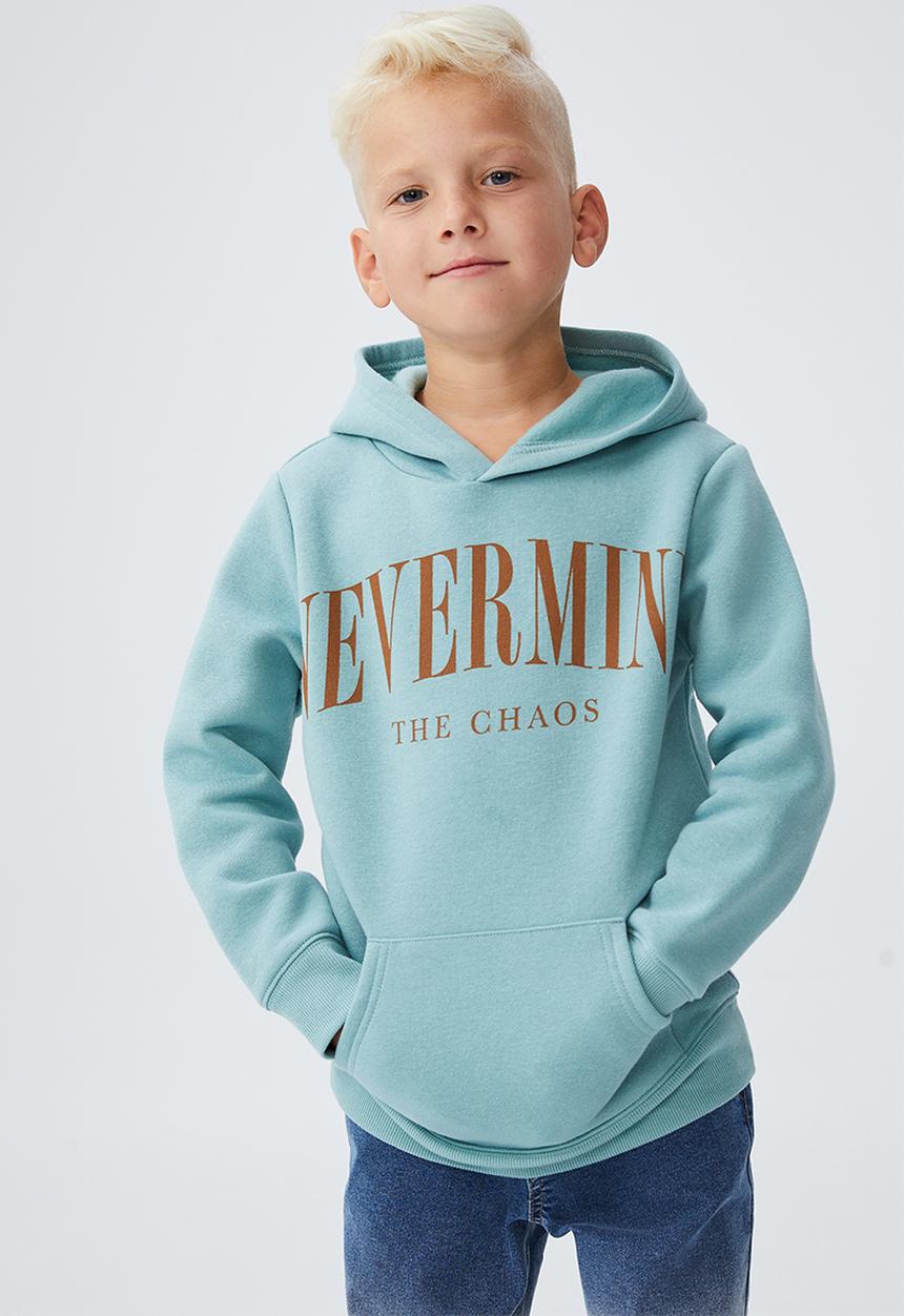 Cotton On - Milo hoodie - rusty aqua