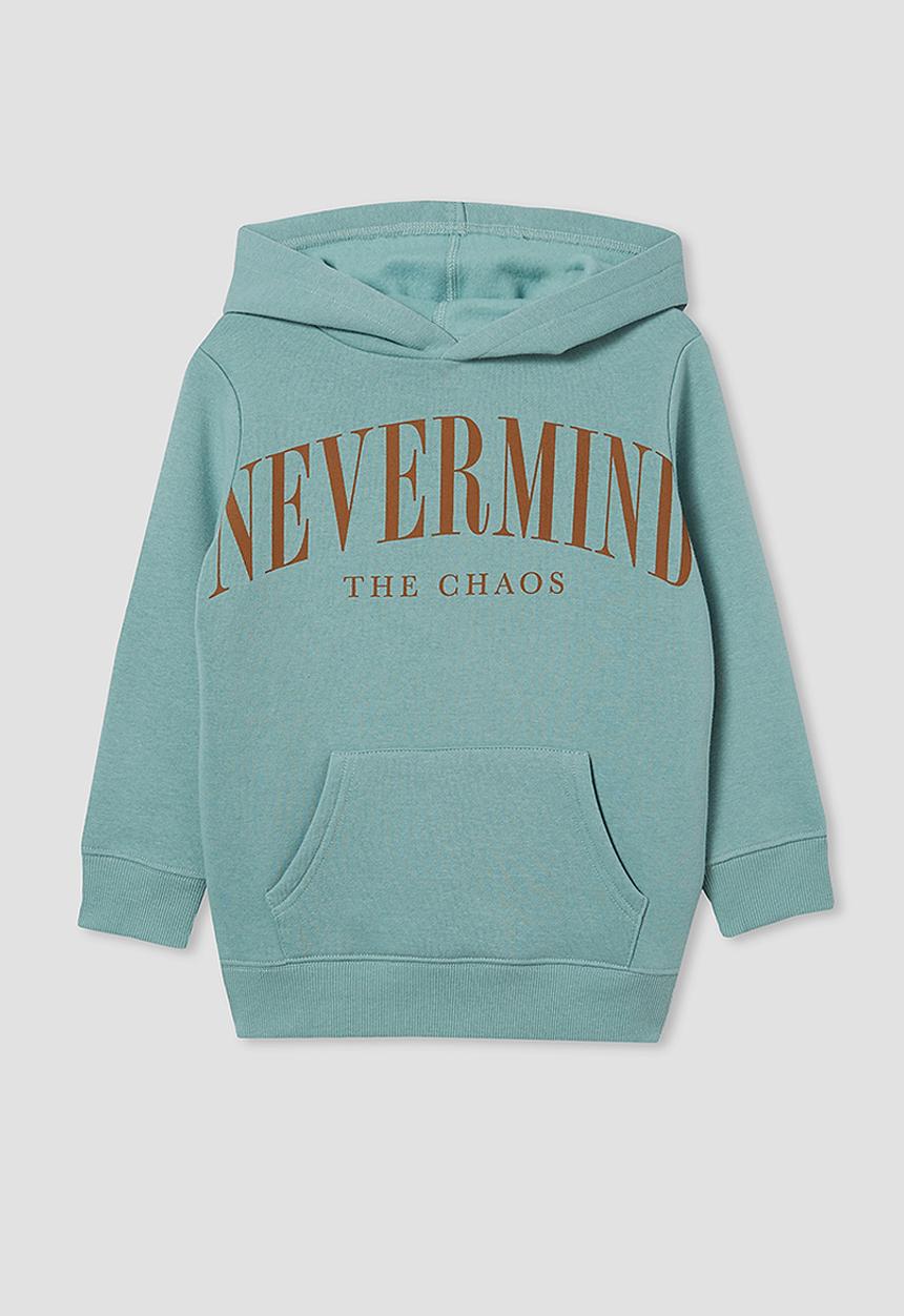 Cotton On - Milo hoodie - rusty aqua