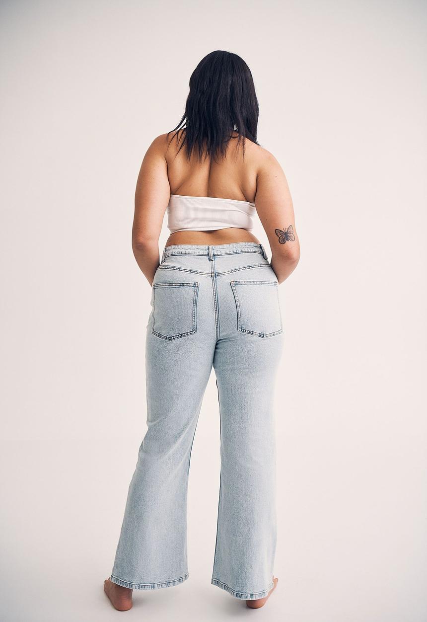 Cotton On - Curve original flare jean - roadknight blue