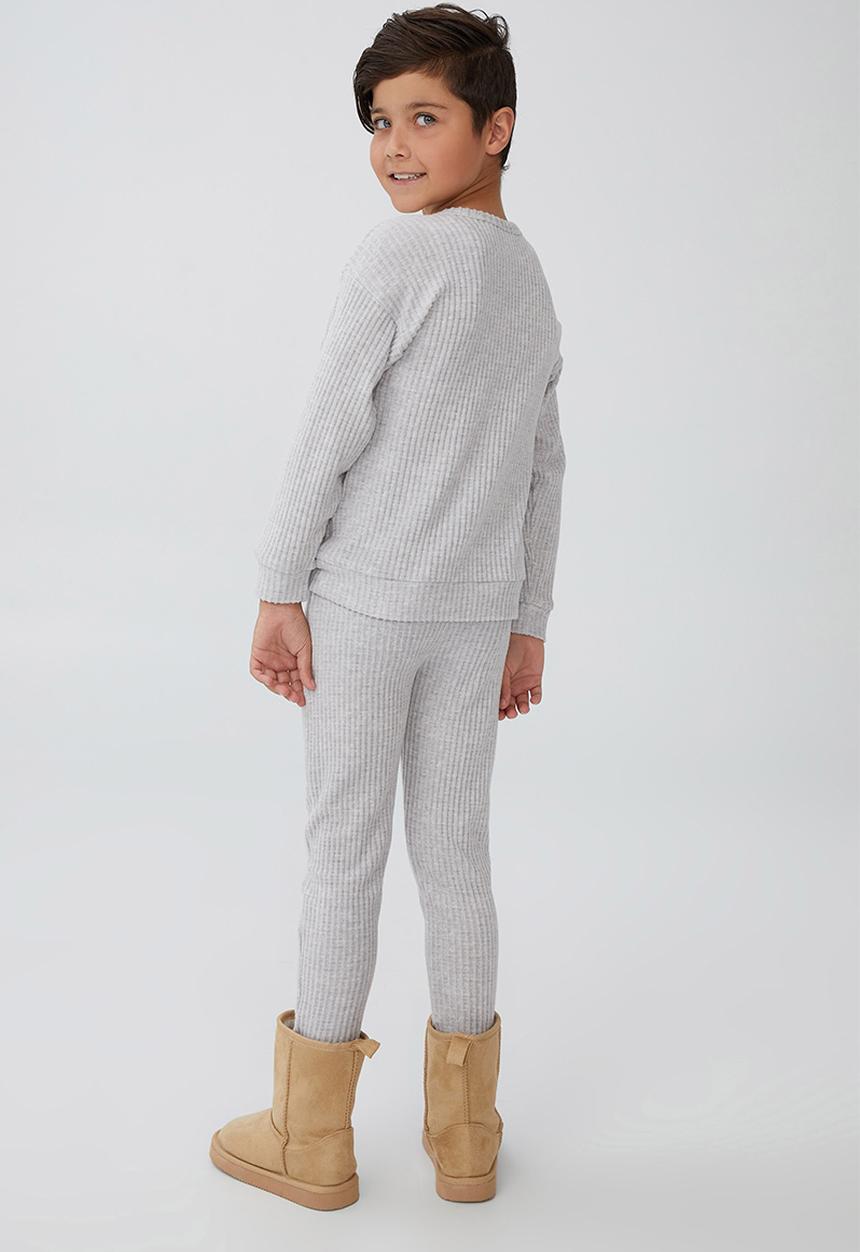 Cotton On - Christian long sleeve pyjama set - light grey marle