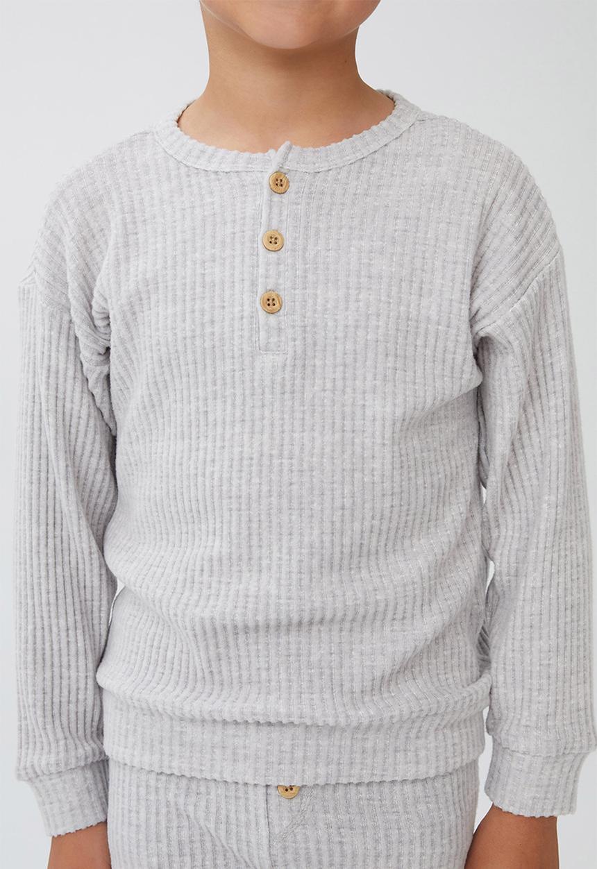 Cotton On - Christian long sleeve pyjama set - light grey marle