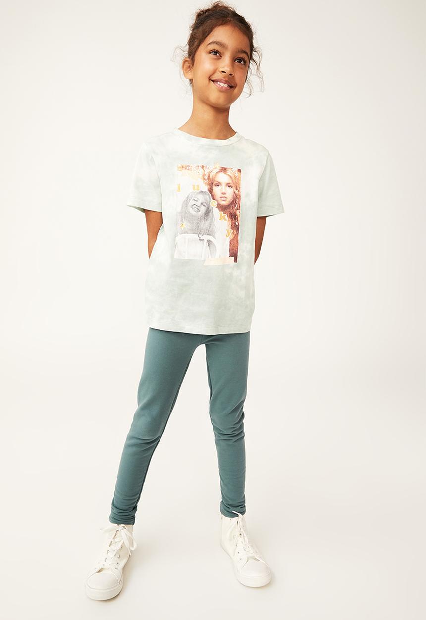 Cotton On - Fleece legging - turtle green