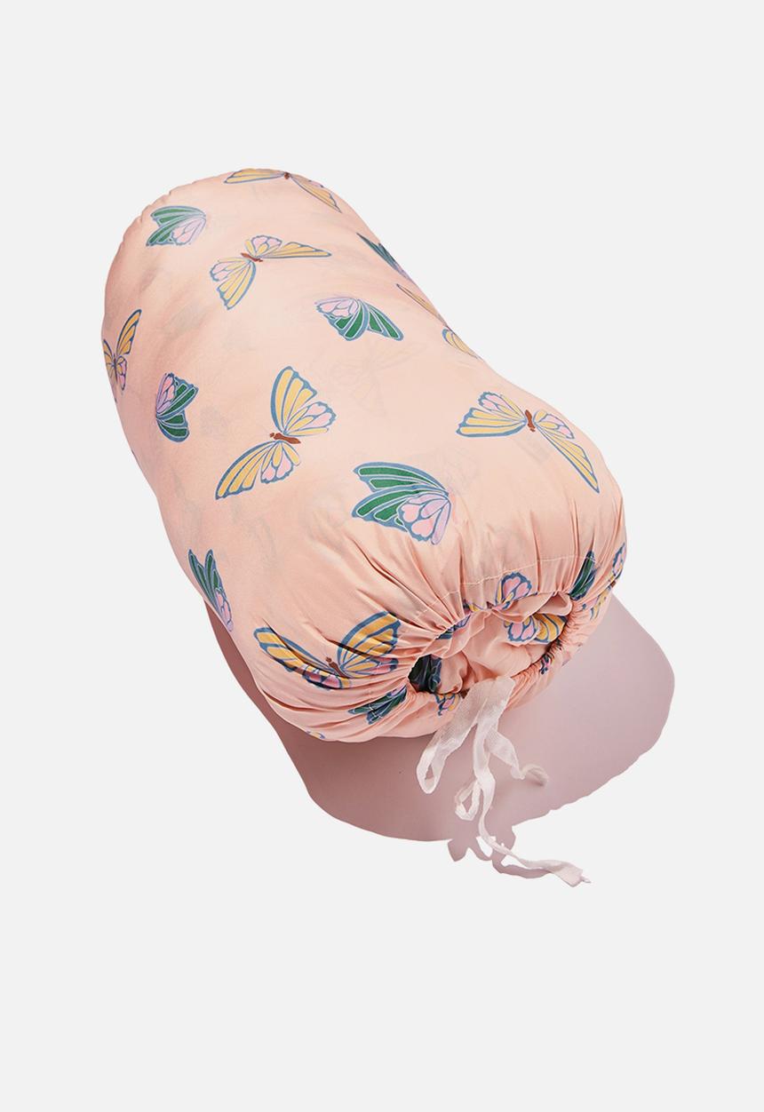 Cotton On - Snug sleeping bag - peach tang butterflies