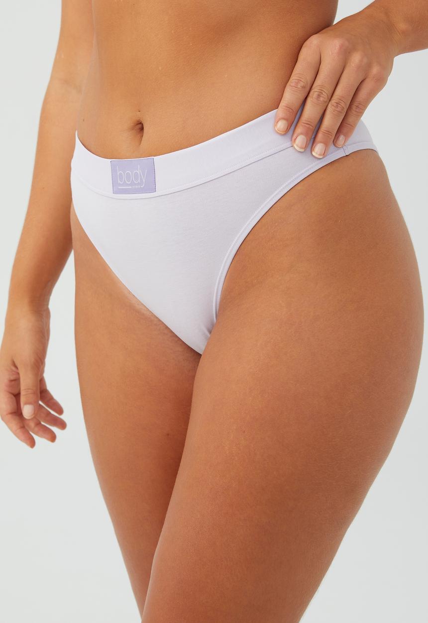 Cotton On - Organic cotton mid rise brasiliano brief - thistle