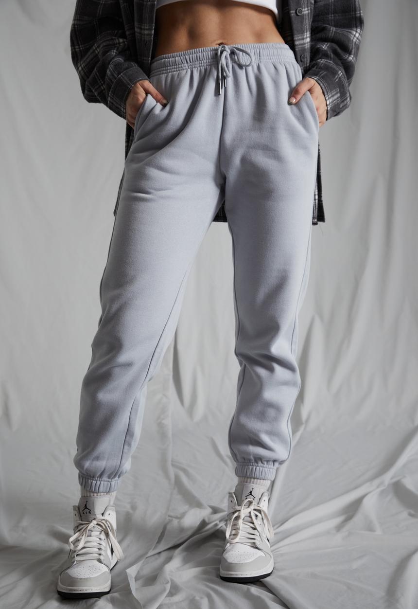 Factorie - Super high rise trackpant - grey sky