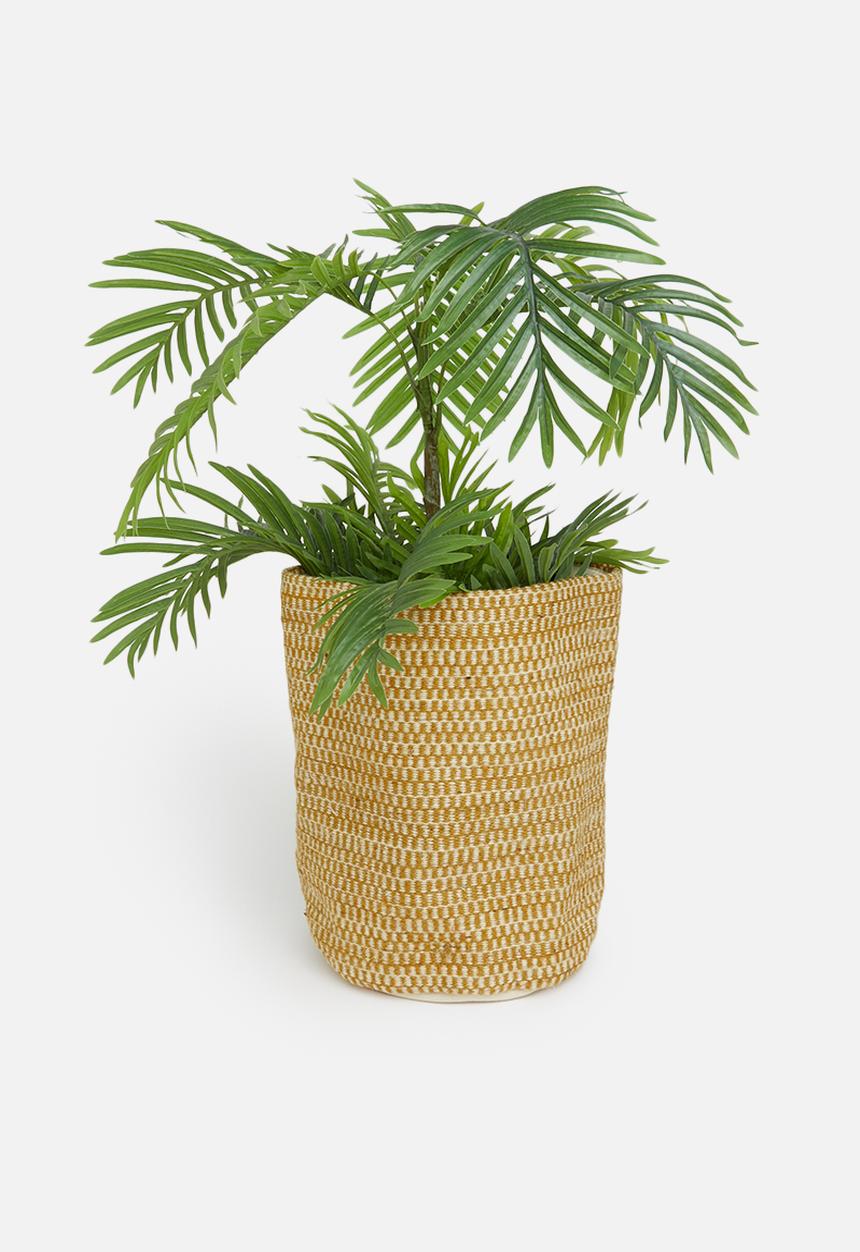 Sixth Floor - Cam jute basket - mustard