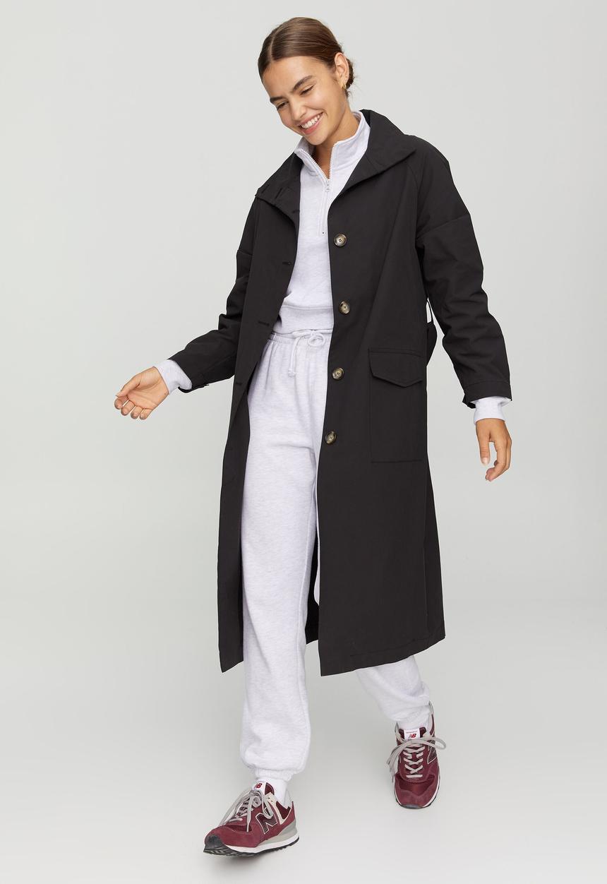 Cotton On - The active trench - black