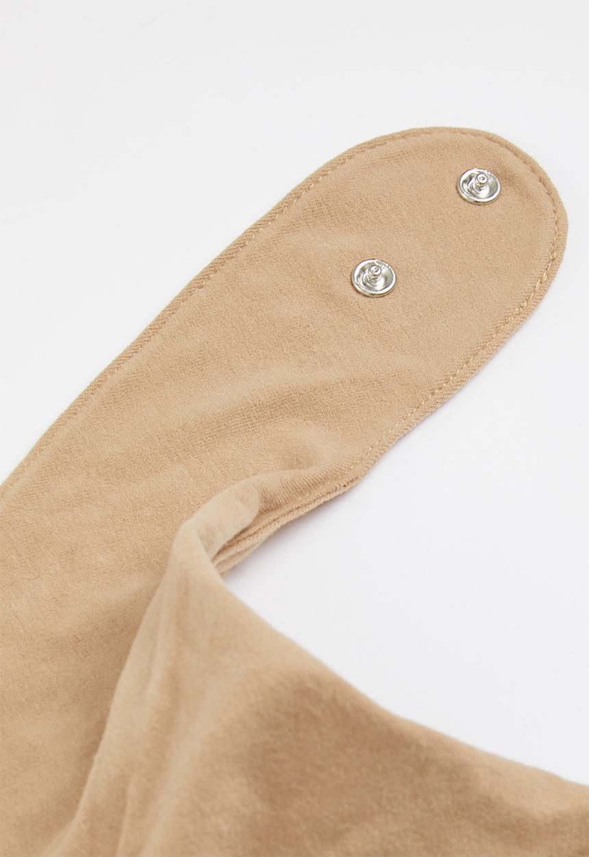 Cotton On - The bandana bib - taupy brown