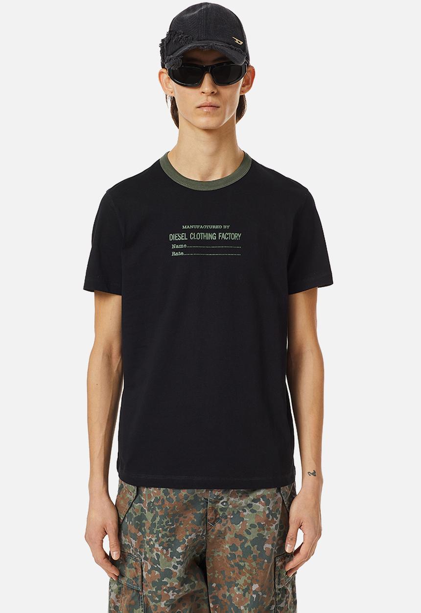 Diesel  - T-diegor-c3 short sleeve tee - black