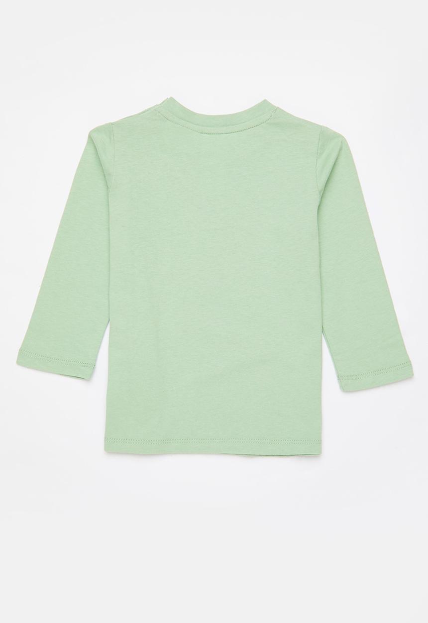 Cotton On - Jamie long sleeve tee-lcn - lcn wb smashed avo/yogi paddle hey boo boo