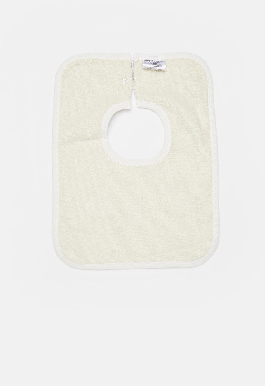 Cotton On - 2 Pack square bib - vanilla daisy garden/cactus stripe