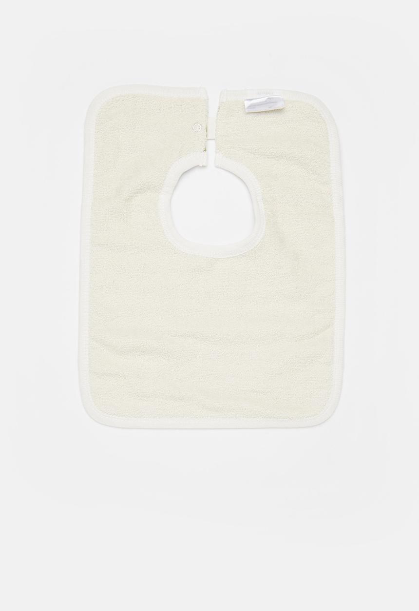 Cotton On - 2 Pack square bib - frosty blue dinos in the night/cactus stripe