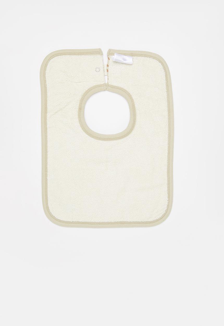 Cotton On - The square bib - rainy day/waves